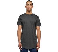 Urban Classics Herren Shaped Long Tee T-Shirt, Grau (charcoal), XS