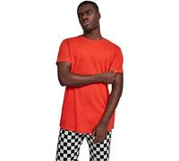Urban Classics Herren Shaped Long Tee T-Shirt, Orange (bloodorange), 4XL