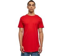 Urban Classics Herren Shaped Long Tee T-Shirt, Rot (fire red), S