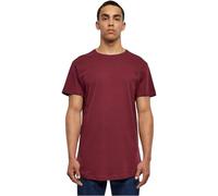 Urban Classics Herren Shaped Long Tee T-Shirt, Rot (port), XS