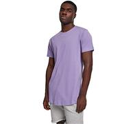 Urban Classics Herren Shaped Long Tee T-Shirt, Violett (lavender), S