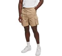 Stoffhose URBAN CLASSICS "Urban Classics Herren Short Cargo Shorts", Herren, Gr. XL, US-Größen, unionbeige, 100% Baumwolle, unifarben, normal, Hosen Stoffhose (35495444-XL) unionbeige