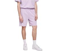 Stoffhose URBAN CLASSICS "Urban Classics Herren New Shorts", Herren, Gr. M, US-Größen, lila, 100% Baumwolle, unifarben, normal, Hosen Stoffhose (83838647-M) lila