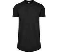 Urban Classics Herren Short Shaped Turn Up Tee T-Shirt,per Pack Schwarz (Black 00007),Large (Herstellergröße:L)
