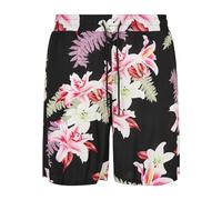 Urban Classics Herren Shorts AOP Viscose Resort Shorts, Männer Shorts mit Alloverprint, Regular Fit, erhältlich, Größen S-5XL