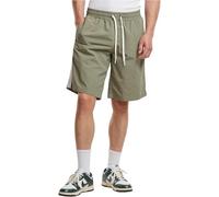 Urban Classics Board Patched Stripe Badeshorts M Pale Olive