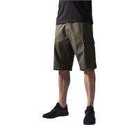 Urban Classics Herren Shorts Camouflage Cargo, Gr. 42 (Herstellergröße: 28), Grün (Olive 176)