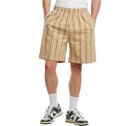 Urban Classics Herren Shorts Printed Pinstripe Shorts, Kurze Sommerhose im Nadelstreifen-Design für Herren, Größen S - 5XL