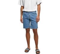 Urban Classics Herren Shorts Relaxed Fit Jeans Shorts Light Blue Washed 34