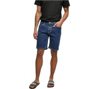 Urban Classics Herren Shorts Relaxed Fit Jeans Shorts mid Indigo Washed 40