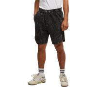 Sweatshorts URBAN CLASSICS "Urban Classics Washed Piped Shorts", Herren, Gr. 4XL, US-Größen, schwarz, 100% Baumwolle, unifarben, normal, Hosen Sweatshorts (76697949-4XL) schwarz