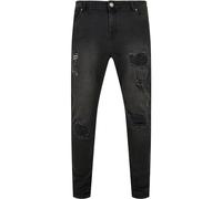 Urban Classics Heavy Destroyed Jeans 34 Real Black Heavy Destroyed Washed