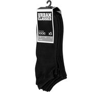 Urban Classics Herren No-Show Socken 5er-Pack Schwarz Größe 35-38
