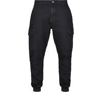 Urban Classics Herren Sporthose AOP Glencheck Cargo Jog Pants, Männer Freizeithose, Größen S - 5XL