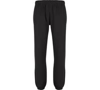 Jogginghose URBAN CLASSICS "Urban Classics Basic Essential Sweatpants", Herren, Gr. L, US-Größen, schwarz, 50% Baumwolle, 50% Polyester, unifarben, loose fit, Hosen Jogginghose (54106805-L) schwarz