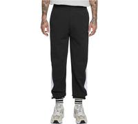 Urban Classics Herren Hose Retro Track Pants, Jogginghose für Männer im Retro Look, Regular Fit, mit Tapes, black, XXL