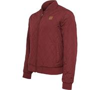 Urban Classics Herren Bomberjacke 'Diamond Quilt' burgunder, Größe XL, 3630162 Burgunder XL