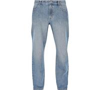 Urban Classics Herren Straight Slit Jeans middeepblue, 36