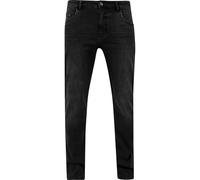 Urban Classics Herren Stretch Denim Pants Jeanshose, Black Washed, 30