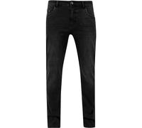 Urban Classics Herren Stretch Denim Pants Jeanshose, Black Washed, 32