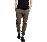 Urban Classics Herren Stretch Jogging Pants Sporthose, per Pack Grün (Olive 176), W36(Herstellergröße: XL)