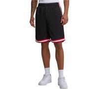 Urban Classics Stripes Mesh Shorts Black/Red/White (S Männer in Gr. XL in Schwarz