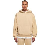 Urban Classics Heavy Terry Garment Dye Hoody in Gr. XL in Beige