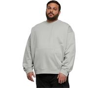 Urban Classics Herren Sweatshirt Organic Boxy Pocket Crew lightasphalt S