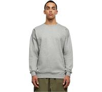 Rundhalspullover URBAN CLASSICS "Urban Classics Herren Sweat Crewneck" Gr. XL, grau (grey) Herren Pullover (85206650-XL) grey
