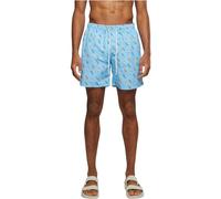 Urban Classics Männer Badeshorts Pattern Swim in blau 2XL blau
