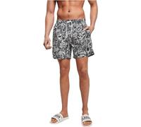 Urban Classics Tattoo AOP Swim Shorts Badeshort schwarz in XL