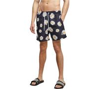 Urban Classics Pattern Swim Shorts in Gr. S in Blau