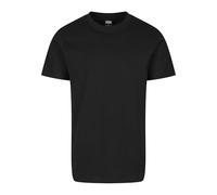 Urban Classics Herren T-Shirt Basic Tee einfarbig, Kurzarm, Farbe Black, Größe S
