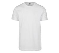 Urban Classics Herren T-Shirt Basic Tee einfarbig, Kurzarm, Farbe White, Größe XS