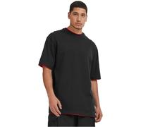 Urban Classics Contrast Tall Tee in Gr. XXL in Schwarz