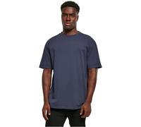 Kurzarmshirt URBAN CLASSICS "Urban Classics Herren Heavy Oversized Garment Dye Tee", Jungen, Gr. M, blau (dunkelblau), 100% Baumwolle, unifarben, oversize, Rundhals, Shirts (68253132-M) dunkelblau