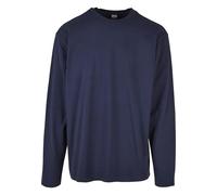 Urban Classics Heavy Oversized Garment Dye Longsleeve in Gr. M in Blau