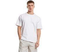 T-Shirt URBAN CLASSICS "Urban Classics Heavy Basic Loose Tee", Herren, Gr. 4XL, weiß, 100% Baumwolle, unifarben, loose fit, ohne Ausschnitt, Shirts T-Shirt (58893720-4XL) weiß