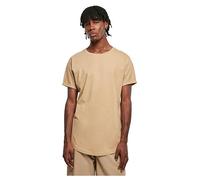 Urban Classics Long Shaped Turn Up Longsleeve in Gr. S in Beige
