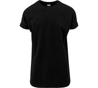 Urban Classics Herren T-Shirt Long Shaped Turnup Tee, lässiges T-Shirt für Männer, in langem Schnitt, erhältlich in vielen Farben, Größen XS-5XL