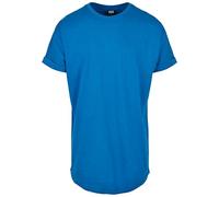 Urban Classics Herren T-Shirt Long Shaped Turnup Tee, lässiges T-Shirt für Männer, in langem Schnitt, erhältlich in vielen Farben, Größen XS-5XL