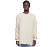 Urban Classics Oversized Open Edge Longsleeve in Gr. XL in Beige