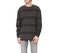 Urban Classics Oversized Striped Longsleeve in Gr. L in Schwarz