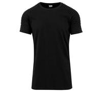 Urban Classics Pleat Raglan Tee Männer in Gr. L in Schwarz