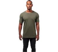 Urban Classics T-Shirt Pleat Raglan Tee – 100% Baumwolle, Rundhals, Slim Fit – Herren Gr. M, Olive