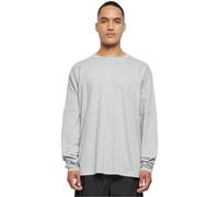 Longsleeve URBAN CLASSICS "Urban Classics Herren Raglan Back Longsleeve", Herren, Gr. S, lightasphalt, 100% Baumwolle, unifarben, oversize, Rundhals, Shirts (10088206-S) lightasphalt
