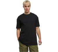 Urban Classics Herren T-Shirt Rib Shortsleeve TB7616 – Gerippt, Bio-Baumwolle, Schwarz 4XL
