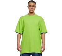 Urban Classics Herren T-Shirt Tall Tee, Oversized T-Shirt für Männer, Baumwolle, gerippter Rundhals, limegreen, 4XL