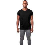 Urban Classics Turnup Tee in Gr. L in Schwarz