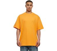 Urban Classics Herren T-Shirt Tall Tee Oversized Baumwolle gerippter Rundhals Orange XL
